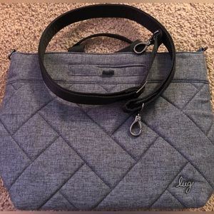 Lug Tenor Heather Gray with 1” black strap